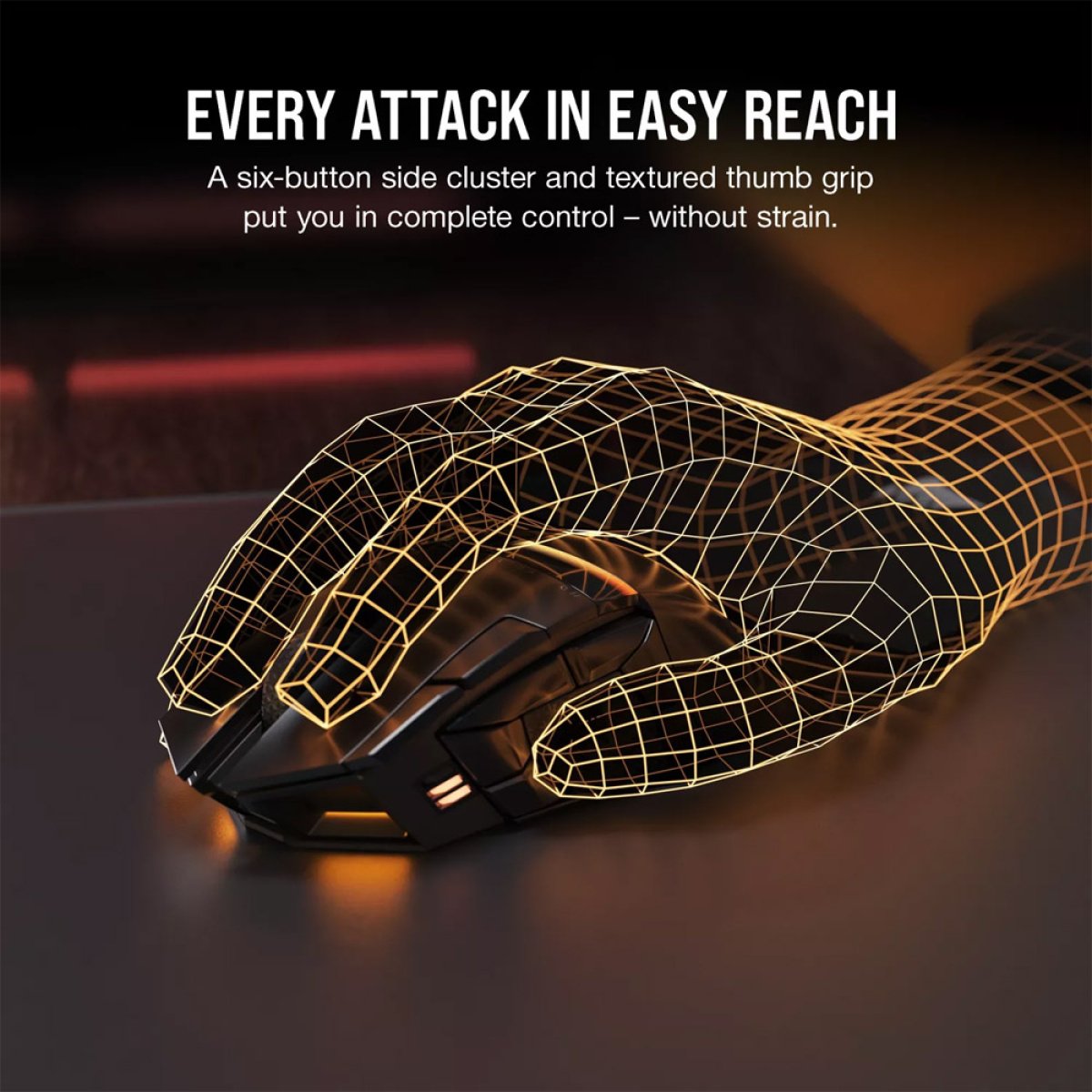 Rato Corsair Darkstar Gaming RGB Wireless/Bluetooth Preto - Image 6