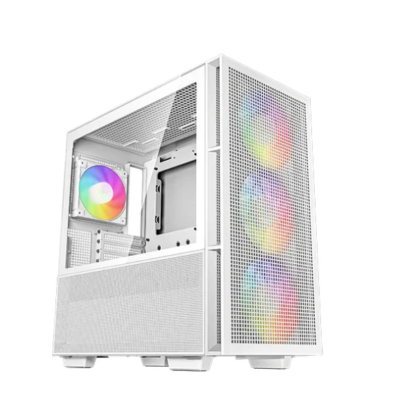 Caixa DeepCool CH560 Vidro Temperado E-ATX Branca