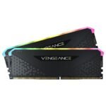 Memória RAM Corsair Vengeance RGB RS 16GB (2x8GB) DDR4 3200MHz CL16 Preta