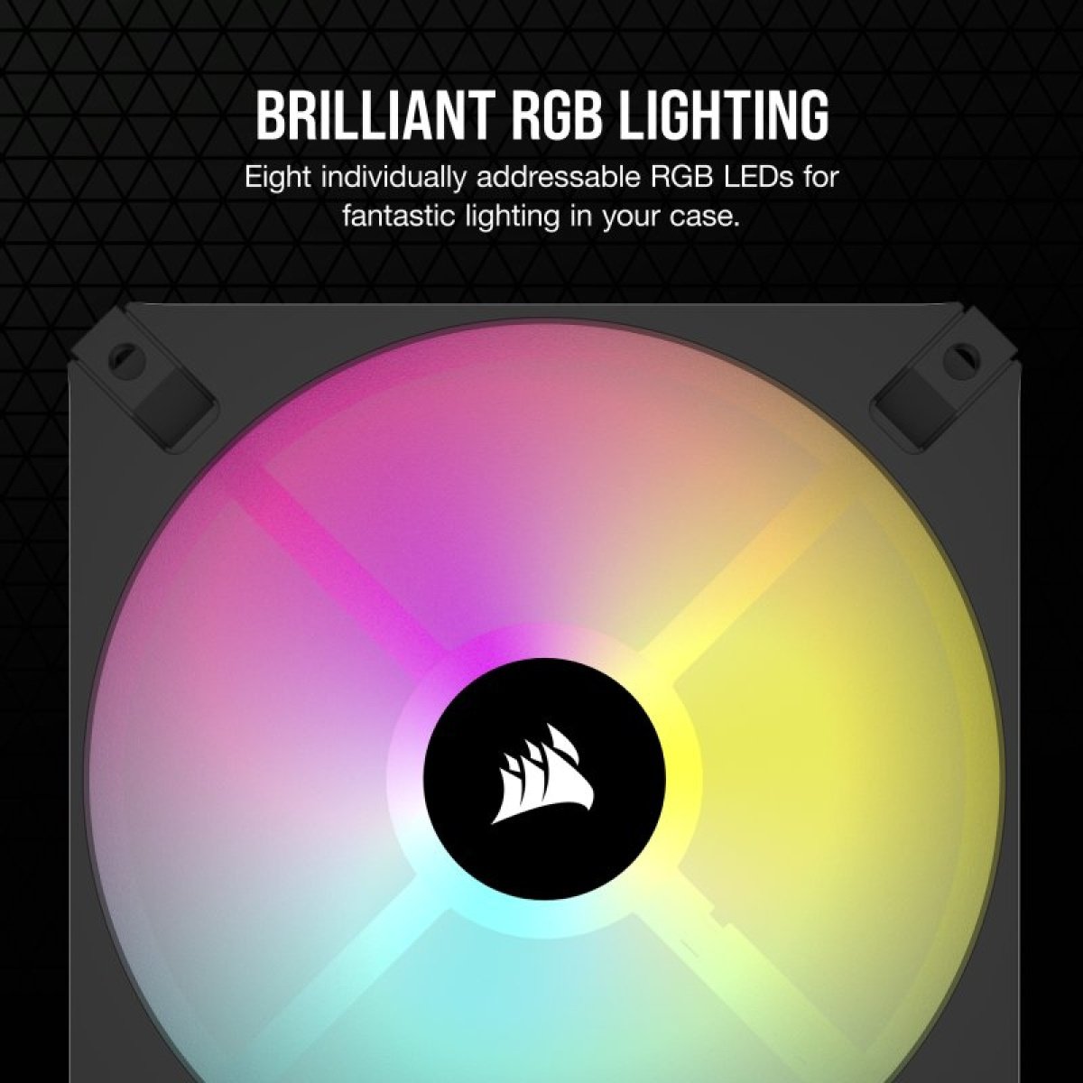 Ventoinha 120mm Corsair iCUE AR120 Digital RGB Pretas (Pack 3) - Image 5