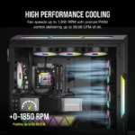 Ventoinha 120mm Corsair iCUE AR120 Digital RGB Pretas (Pack 3) - Image 7