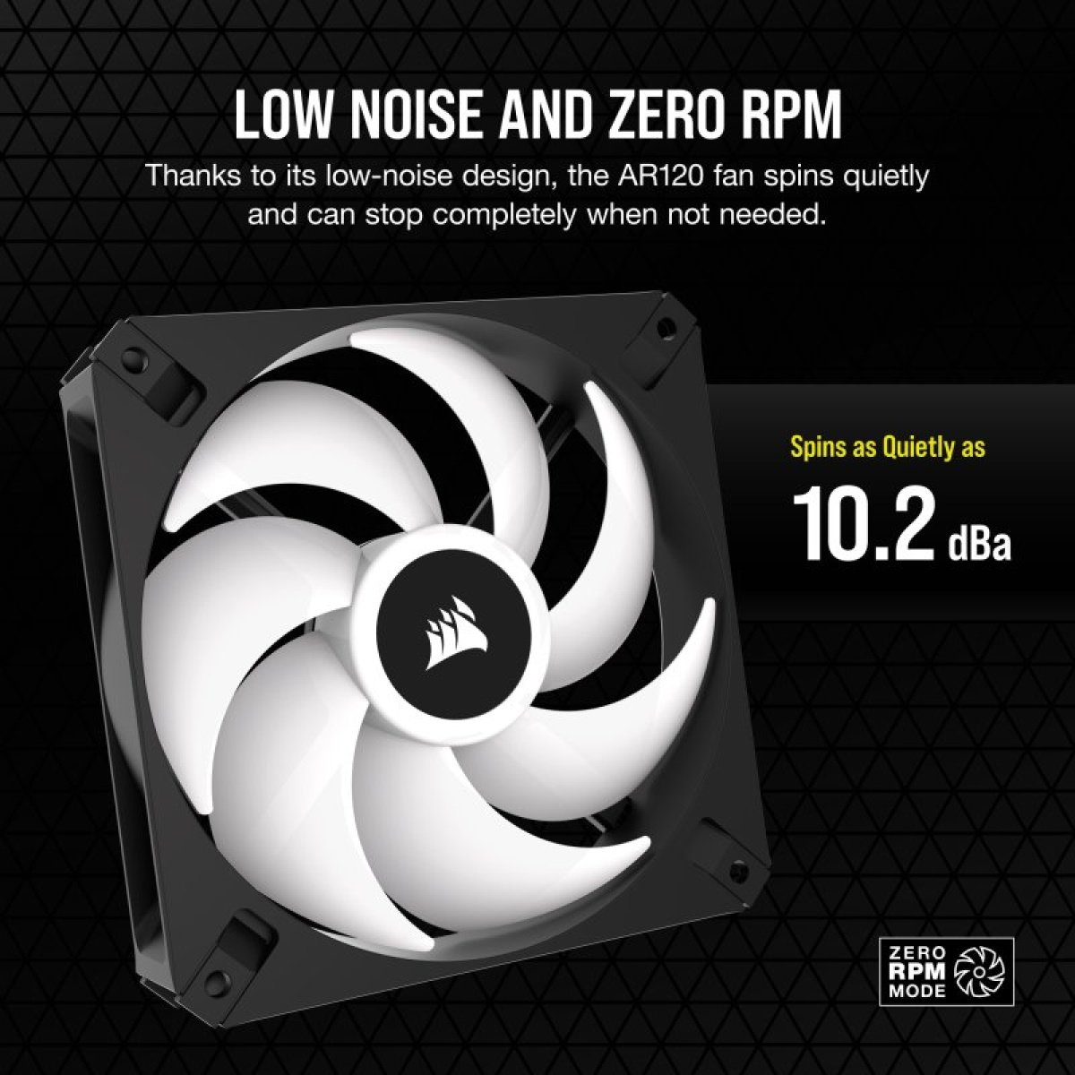 Ventoinha 120mm Corsair iCUE AR120 Digital RGB Pretas (Pack 3) - Image 8