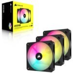 Ventoinha 120mm Corsair iCUE AR120 Digital RGB Pretas (Pack 3) - Image 9