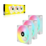 Ventoinha 120mm Corsair ICUE Link QX120 RGB PWM Branca (Pack 3) - Image 11