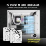 Water Cooler Corsair iCUE H100i RGB ELITE 240mm Branco - Image 8