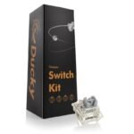 Pack 110 Switches Ducky Gateron G Pro Silver Mecânicos 3-Pin Linear MX-Stem 45g