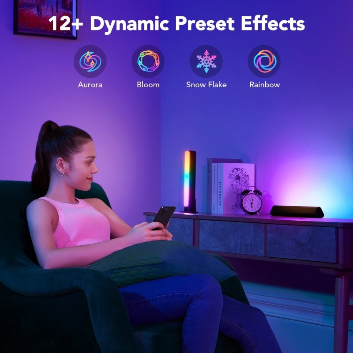 Barra de luz LED Govee H6056 Flow Plus Light Bars WiFi + Bluetooth RGB - Image 6