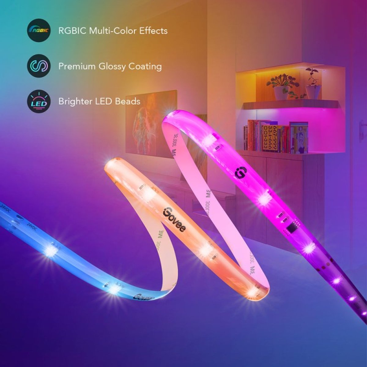 Tira LED Govee H619A RGB Smart Wi-Fi + Bluetooth 5m - Image 2