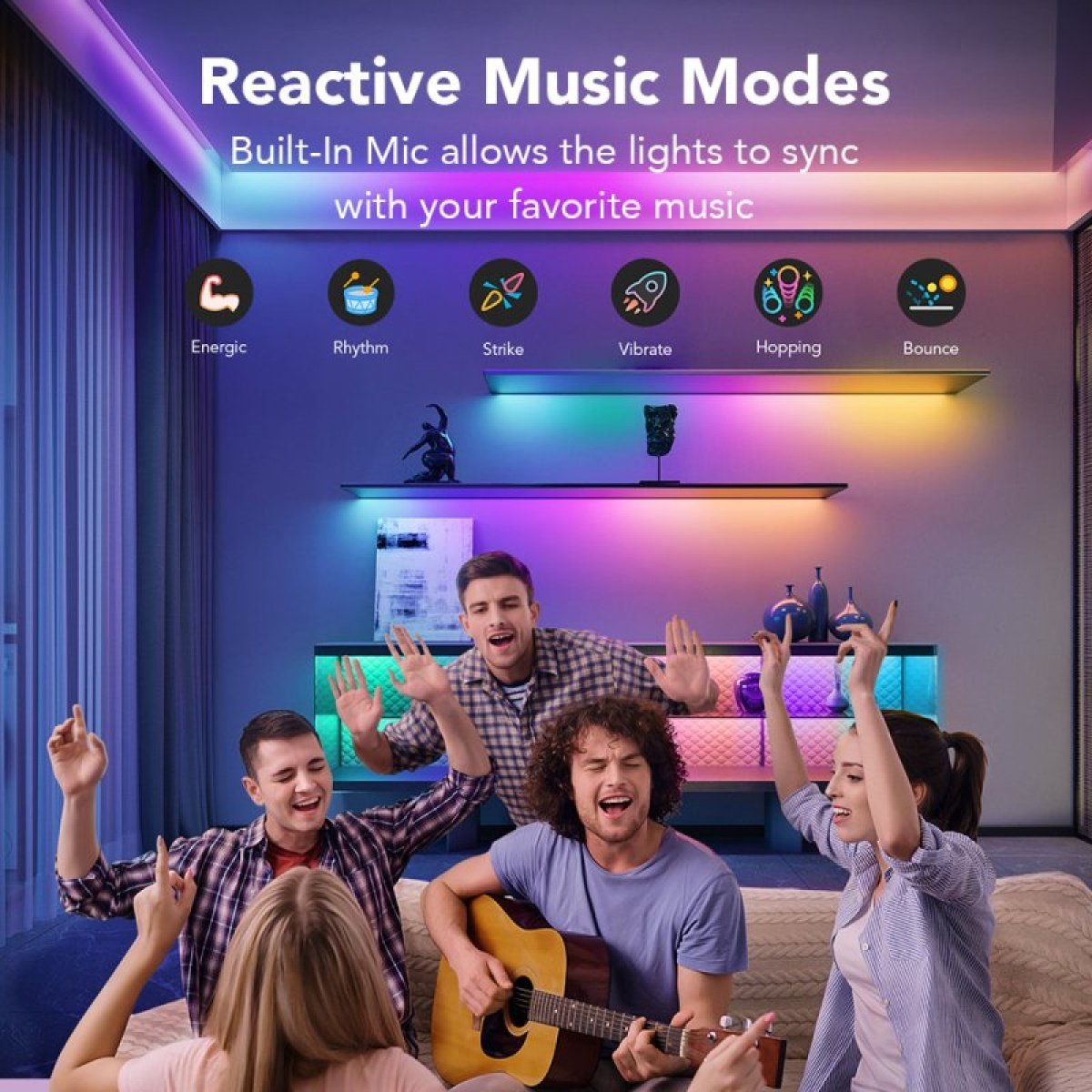 Tira LED Govee H619A RGB Smart Wi-Fi + Bluetooth 5m - Image 3