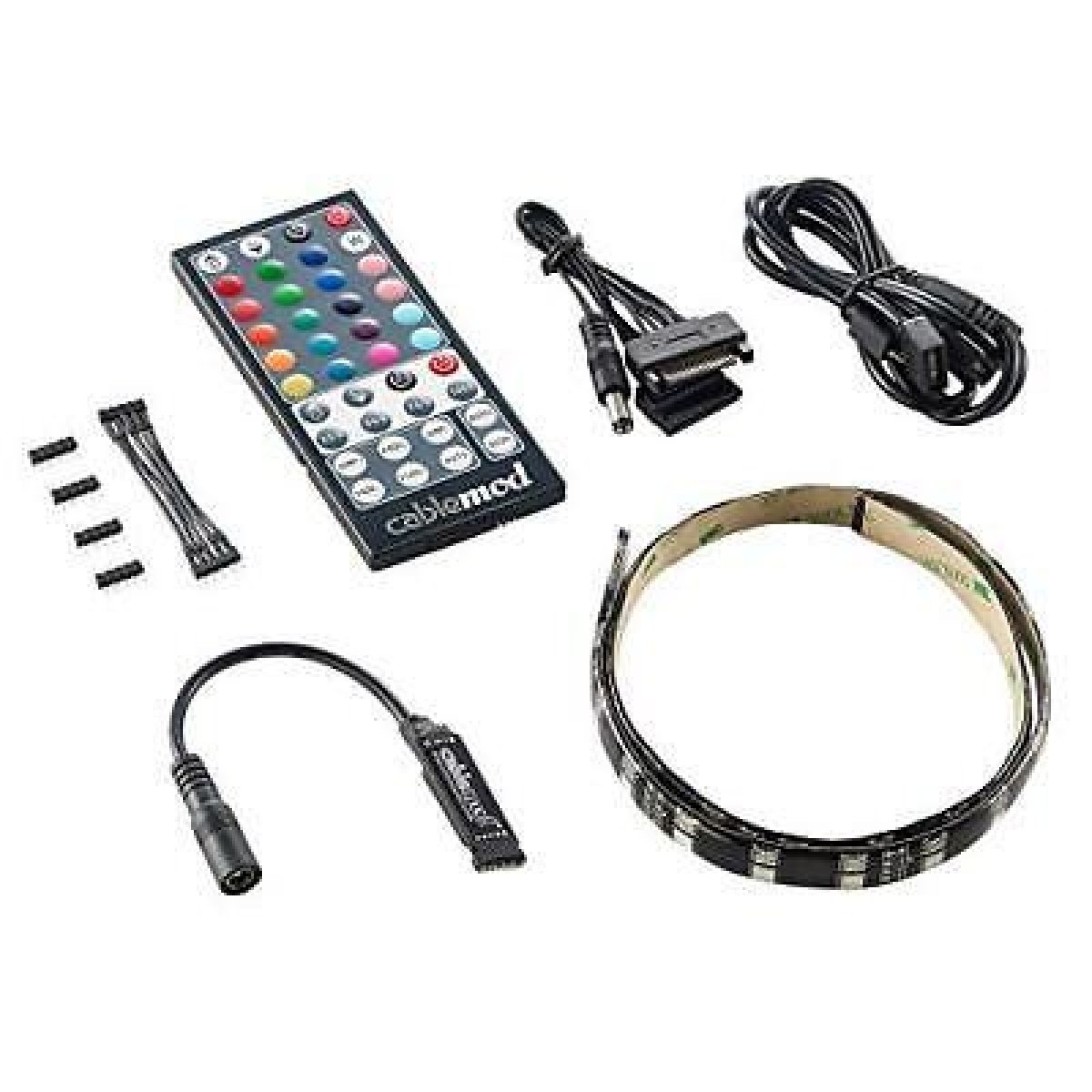 Fita Magnética RGB/UV Hibrida CableMod com Controlador - 60cm - Image 2
