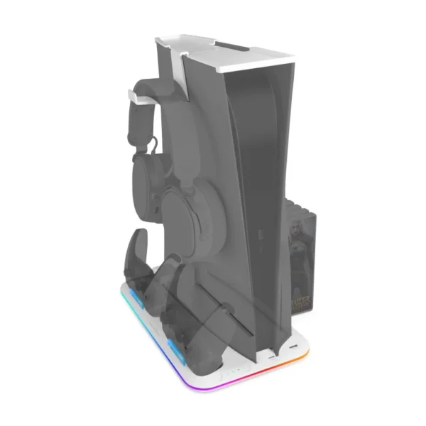 Suporte Multifunções Mars Gaming MPS5-B RGB p/ PS5 Branco