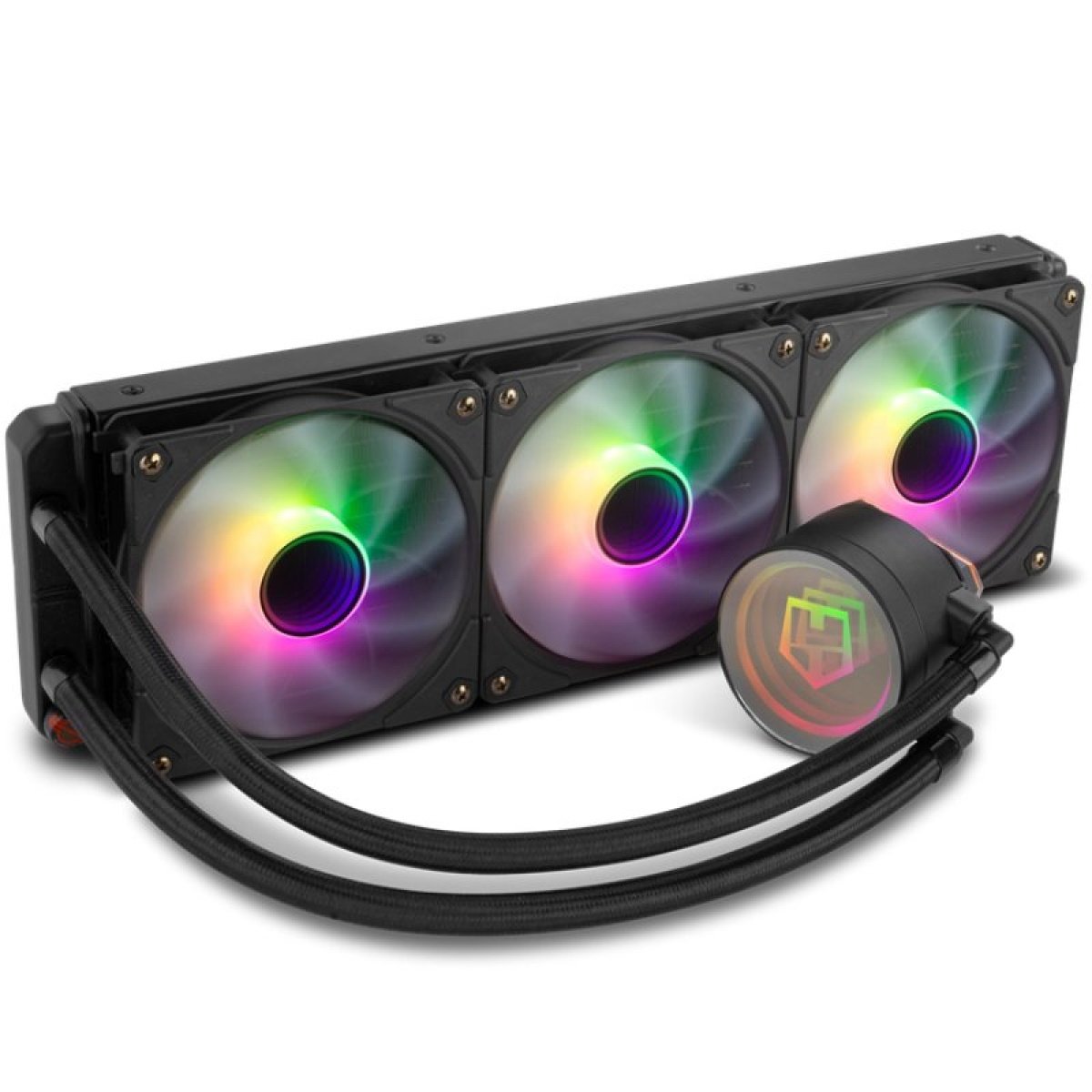 Water Cooler CPU NOX Hummer H-360 ARGB Preto - Image 2