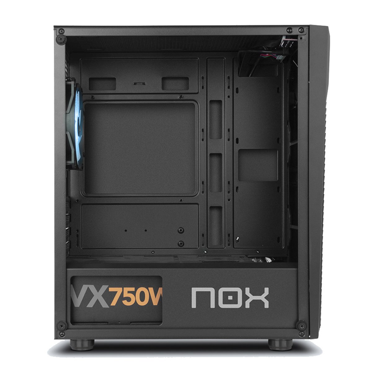 Caixa Micro-ATX Nox Infinity Zeta RGB Vidro Temperado Preta - Image 5