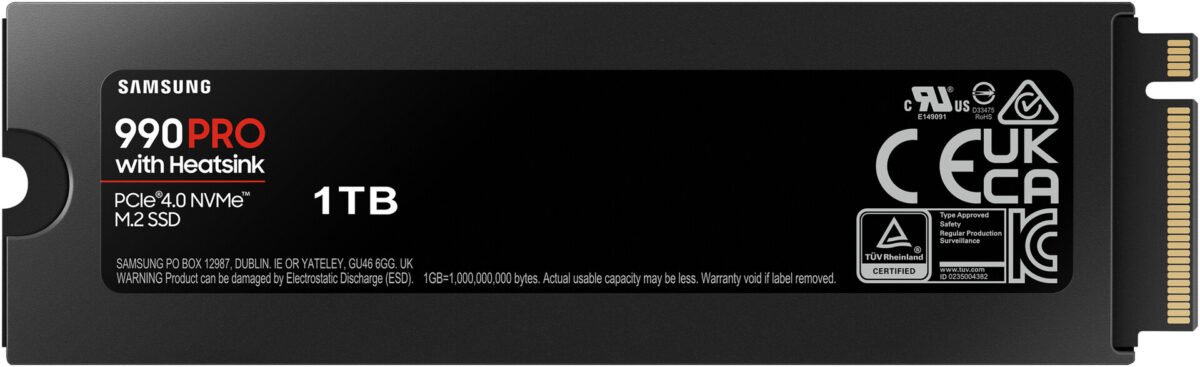 Disco SSD Samsung 990 Pro 1TB com Heatsink - Image 3