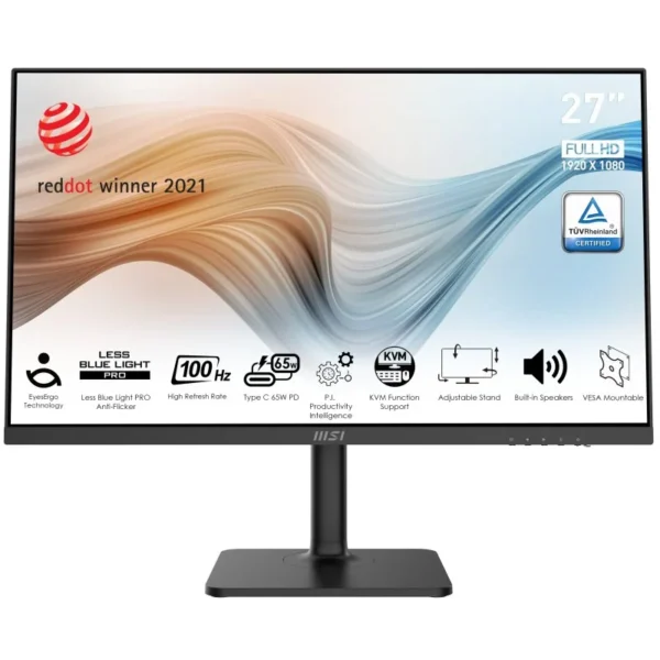 Monitor MSI Modern MD272XP 27" LED IPS FullHD 100Hz 4ms USB-C