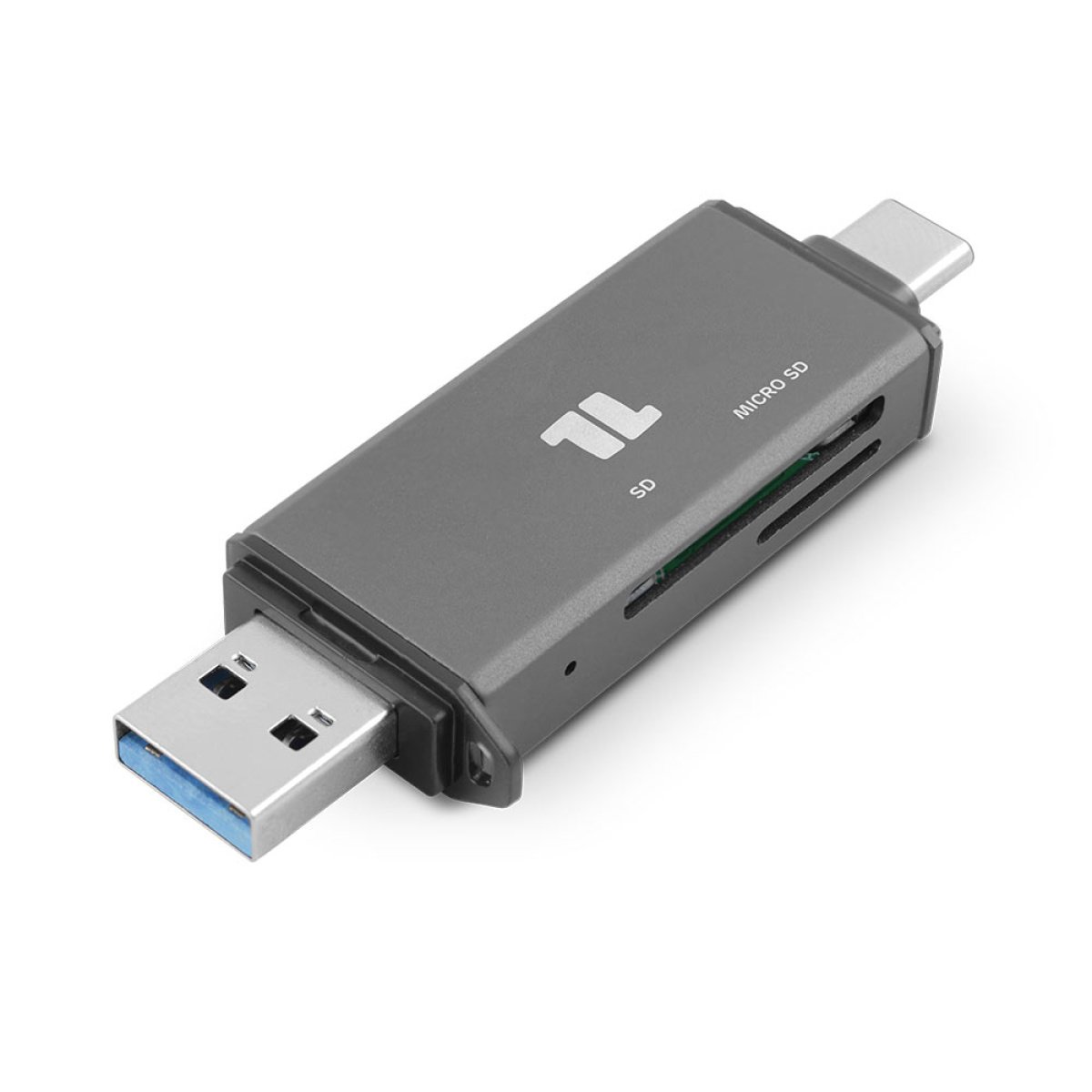 Leitor de cartões 1Life cr:2in1 USB-A/C - Image 3