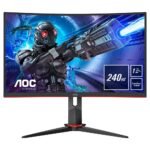 Monitor Curvo AOC Gaming 31.5" C32G2ZE/BK VA FHD 240Hz 1ms FreeSync Premium