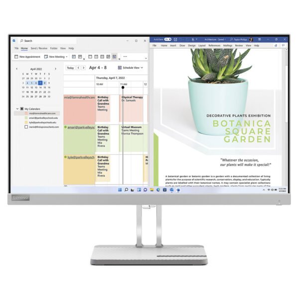 Monitor Lenovo L24e-40 VA 23.8" FHD 16:9 100Hz FreeSync