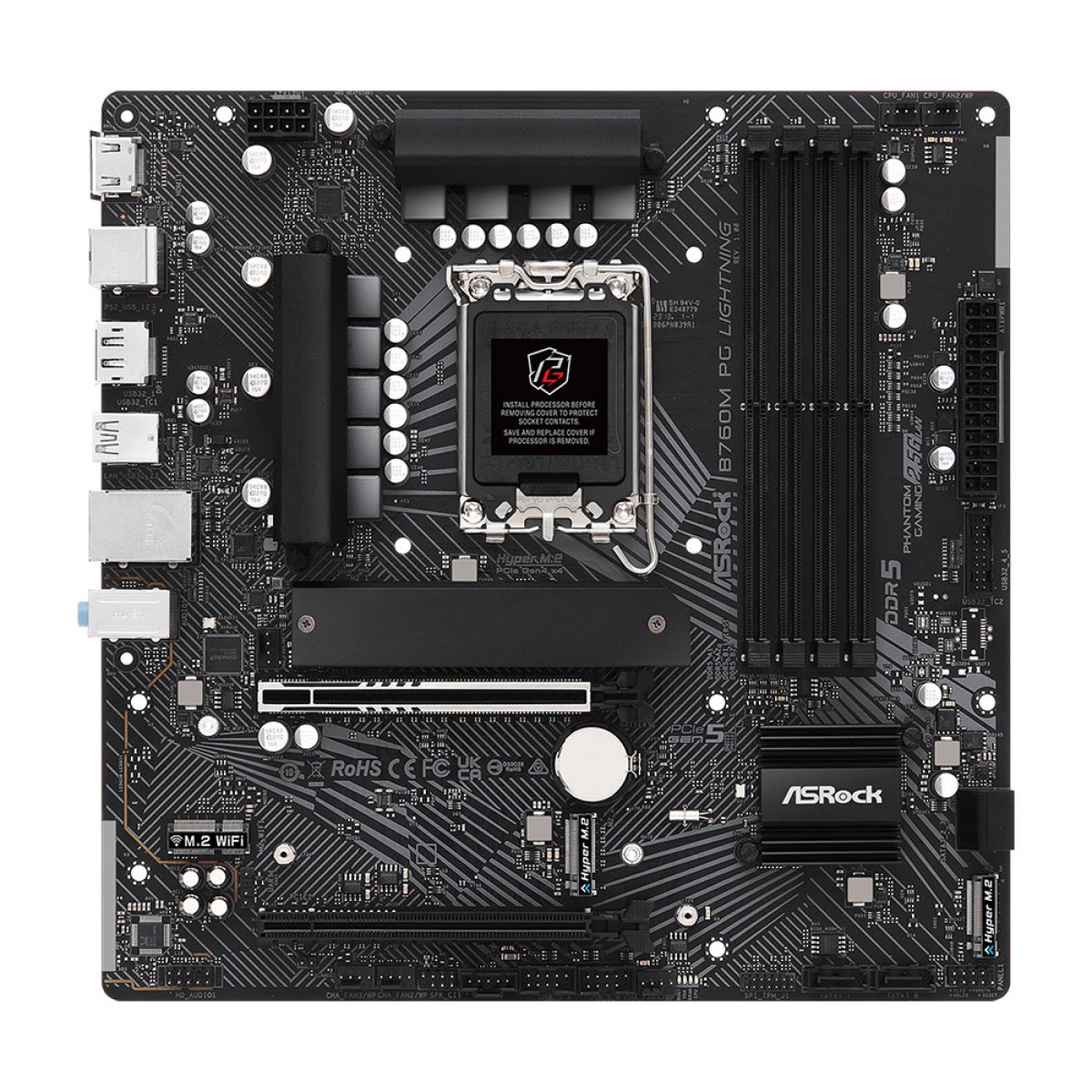 Motherboard Micro-ATX ASRock B760M PG Lightning - Image 2