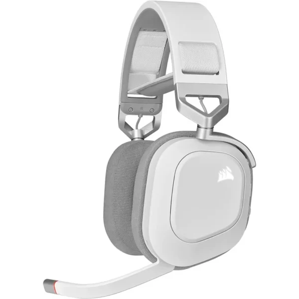 Headset Gaming Corsair HS80 RGB Wireless Branco