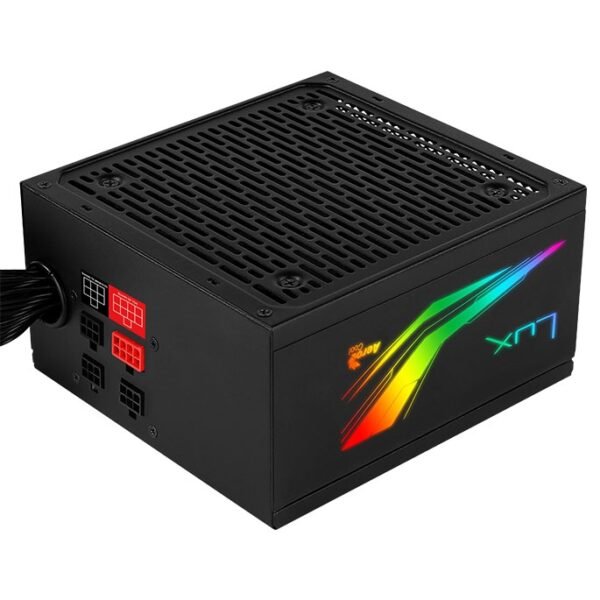 Fonte de Alimentação ATX Aerocool Lux RGB 650M 80+ Bronze Semi Modular