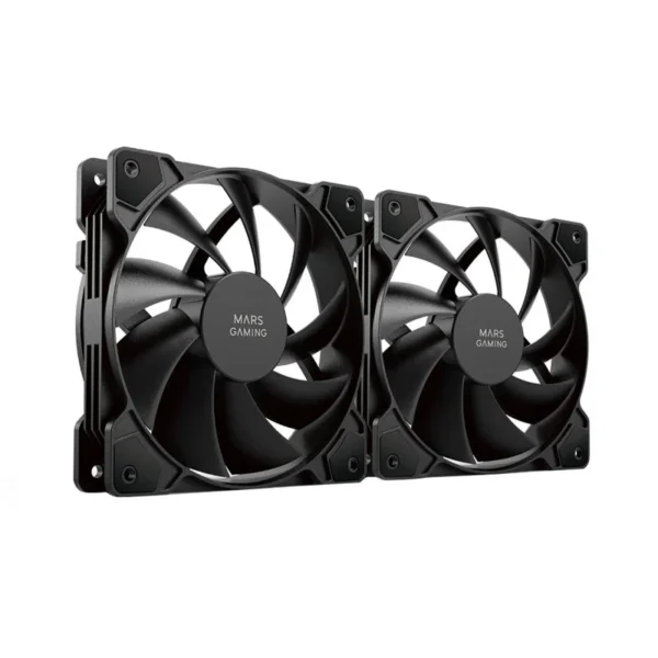 Ventoinha 120mm Mars Gaming MF-PWMX2 Pretas (Pack 2)