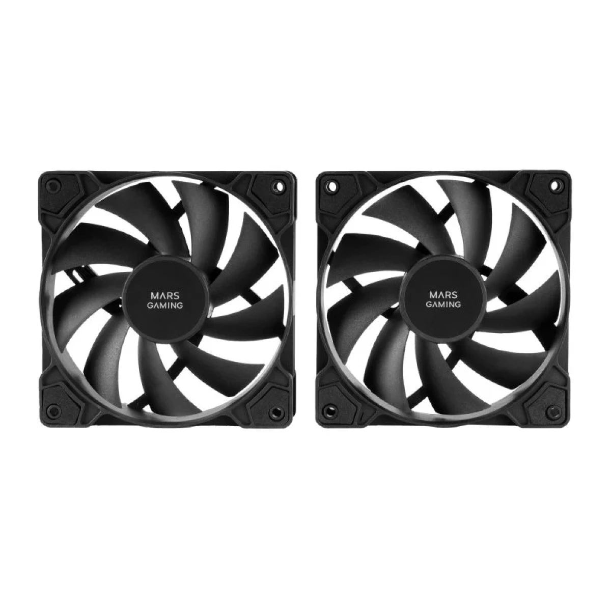 Ventoinha 120mm Mars Gaming MF-PWMX2 Pretas (Pack 2) - Image 2