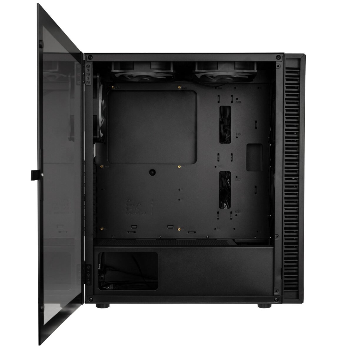 Caixa ATX Kolink Observatory HF Glass ARGB Preto - Image 2