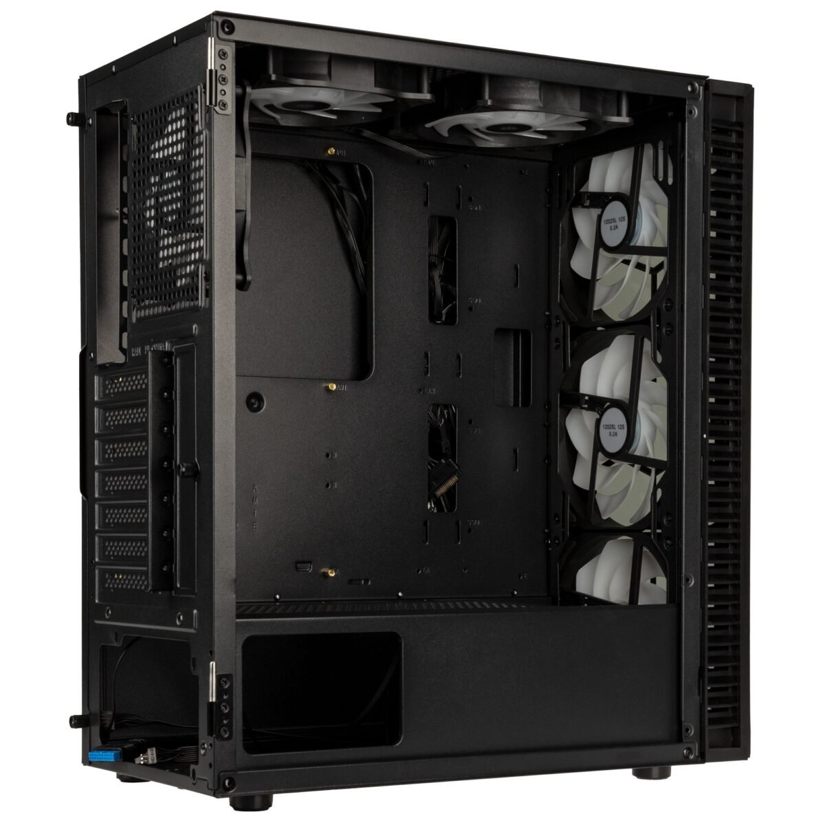 Caixa ATX Kolink Observatory HF Glass ARGB Preto - Image 6