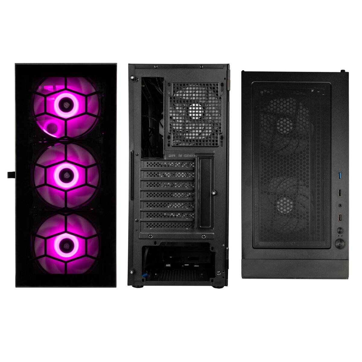 Caixa ATX Kolink Observatory HF Glass ARGB Preto - Image 7