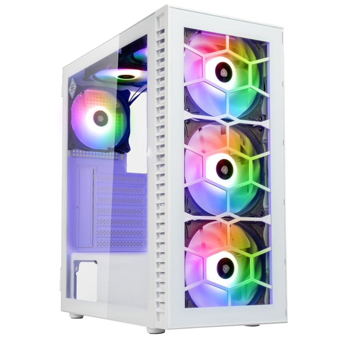 Caixa ATX Kolink Observatory HF Glass ARGB Branco - Image 1