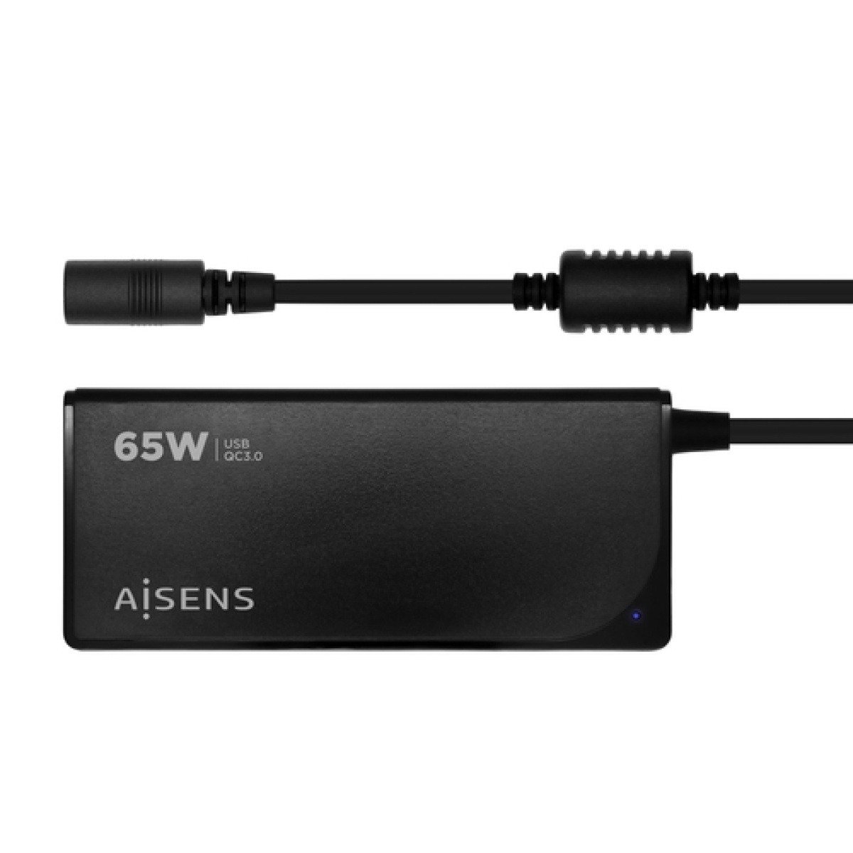 AISENS ASLC-65WAUTO-BK adaptador e transformador Interior 65 W Preto - Image 1