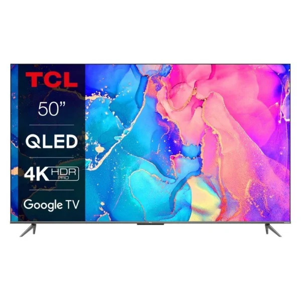 Televisão TCL C63 Series 127 cm 50" QLED 4K Ultra HD Smart TV Wi-Fi Prateado
