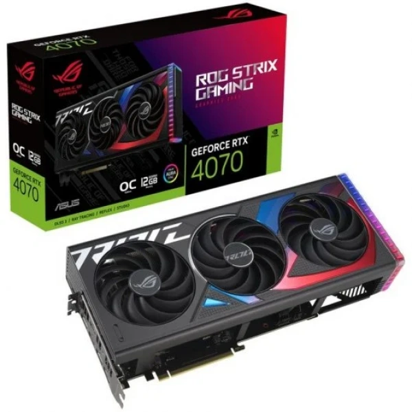 Placa Gráfica ASUS ROG Strix GeForce RTX 4070 OC Edition 12GB GDDR6X DLSS 3