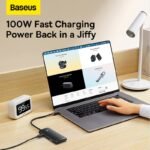Hub USB-C Baseus Lite 6-em-1 4K 30Hz Preto - Image 3