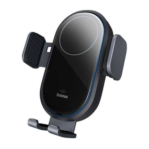 Suporte de Carro Baseus LightChaser Wireless Charging Mount 15W Preto