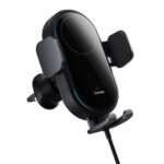 Suporte de Carro Baseus LightChaser Wireless Charging Mount 15W Preto - Image 3
