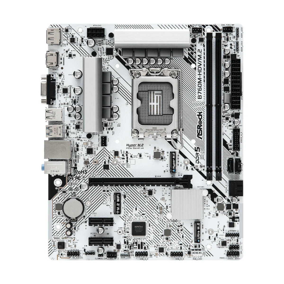 Motherboard ASRock B760M-HDV/M.2 D5 - Image 4