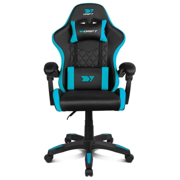 Cadeira Gaming DRIFT DR35BL PC Assento acolchoado Preto, Blue