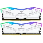 TEAM GROUP KIT 48GB (2 X 24GB) DDR5 7200MHZ DELTA RGB BRANCO