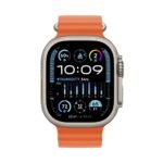 Apple Watch Ultra 2 GPS + Cellular 49mm Titânio Ocean Band Laranja