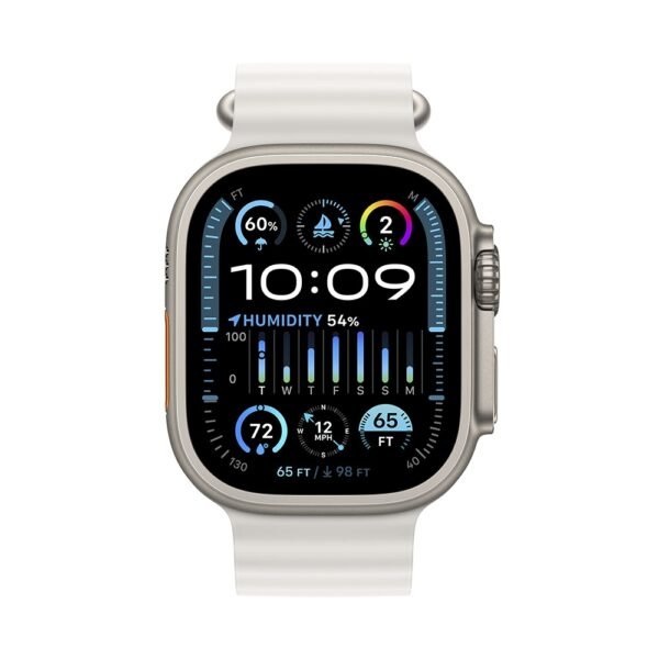 Apple Watch Ultra 2 GPS + Cellular 49mm Titânio Ocean Band Branca