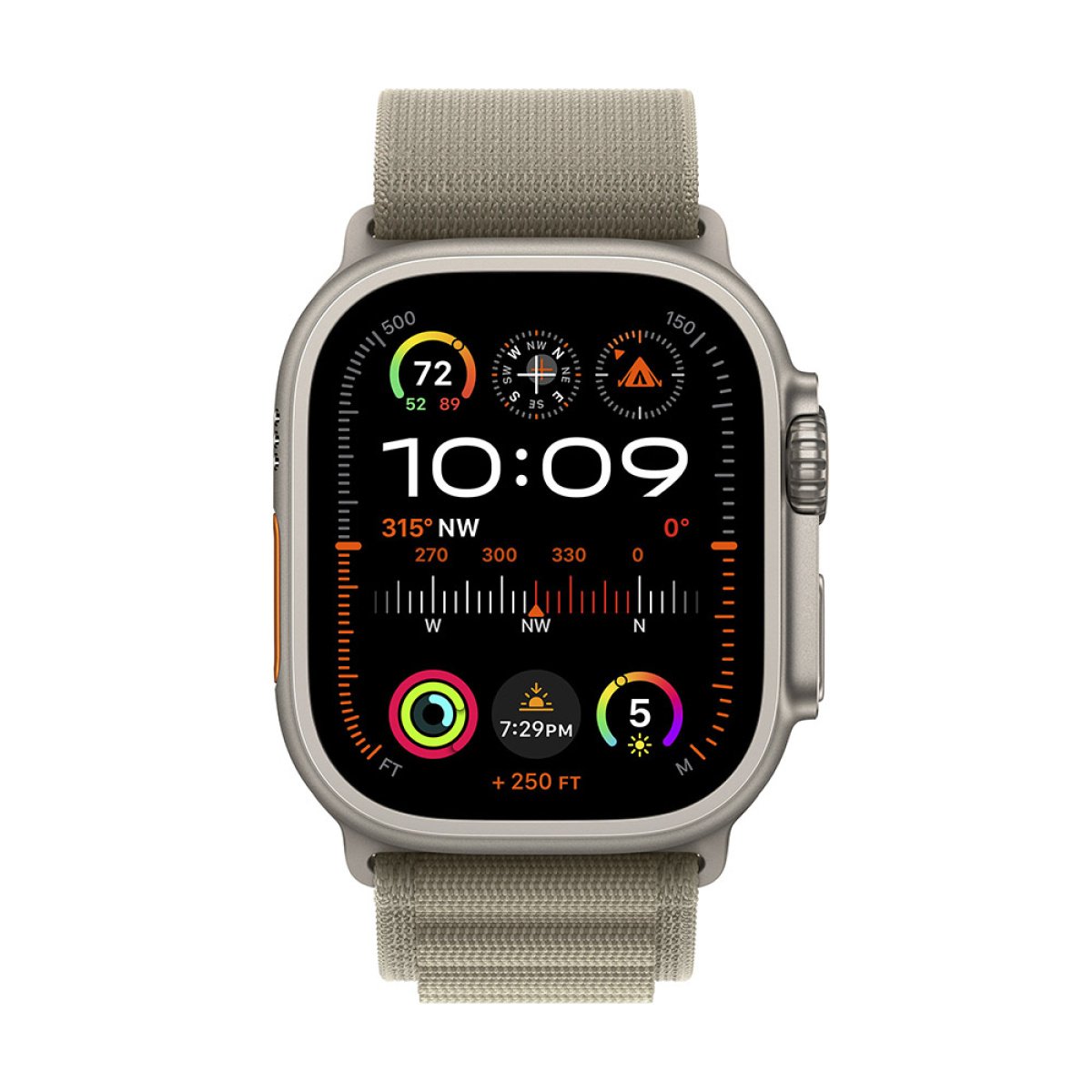 Apple Watch Ultra 2 GPS + Cellular 49mm Titânio Alpine Azeitona - Large - Image 1