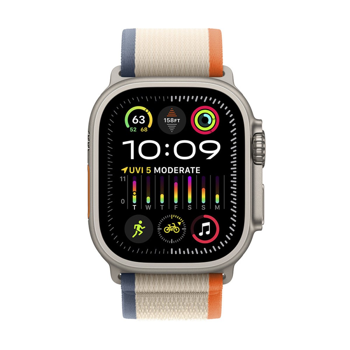 Apple Watch Ultra 2 GPS + Cellular 49mm Titânio Trail Laranja/Bege-Medium/Large - Image 1
