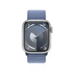 Apple Watch Series 9 GPS + Cellular 41mm Alumínio Prateado c/ Loop Desportiva Azul Inverno
