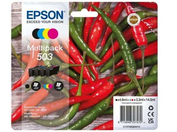 Tinteiro EPSON MULTIPACK 4 503 CORES - WF-296X, XP-520X