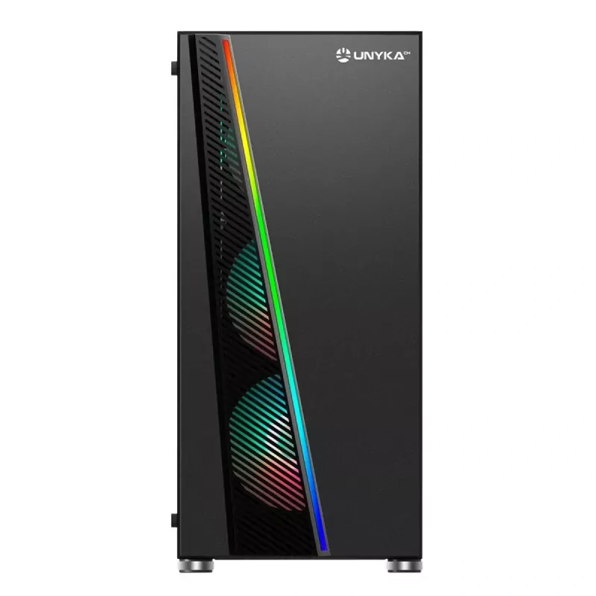 Caixa ATX GLAYZE RGB GAMING BLACK sem fonte - Image 4