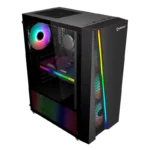 Caixa ATX GLAYZE RGB GAMING BLACK sem fonte - Image 5