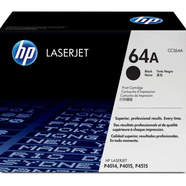 Toner HP LaserJet CC364A BLACK PRINT CARTRIDGE WITH SMART PRINTING TECHNOLOGY