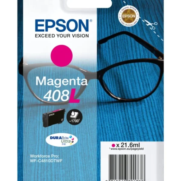 Tinteiro Epson 408L DURABRITE ULTRA INK MAGENTA